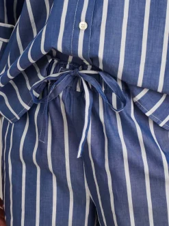 New Alex Mill Rework Sunny Pull On Short In Wide Stripe