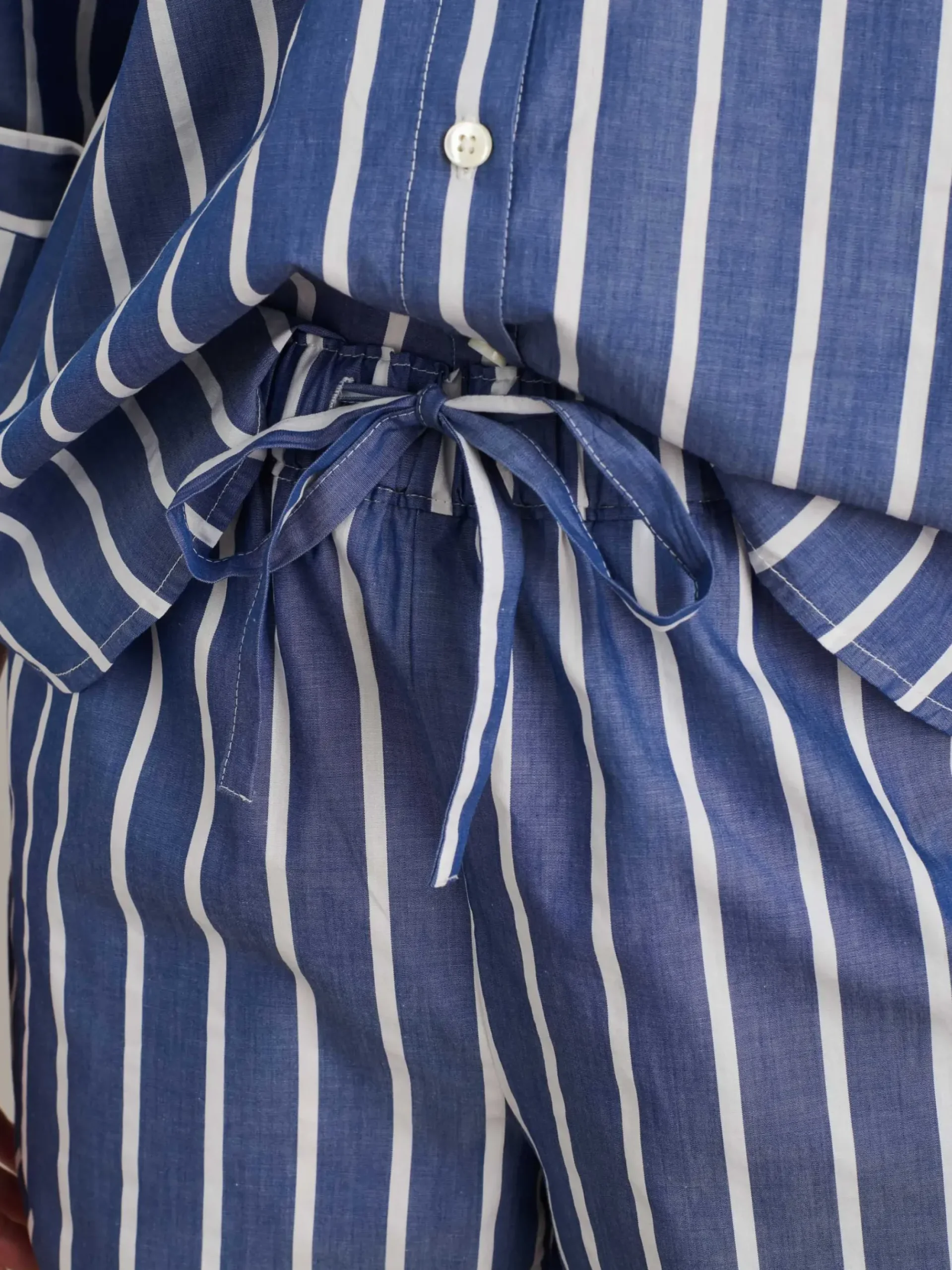 New Alex Mill Rework Sunny Pull On Short In Wide Stripe