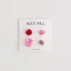 Clearance Alex Mill Rosette 4-Pack Red/Pink