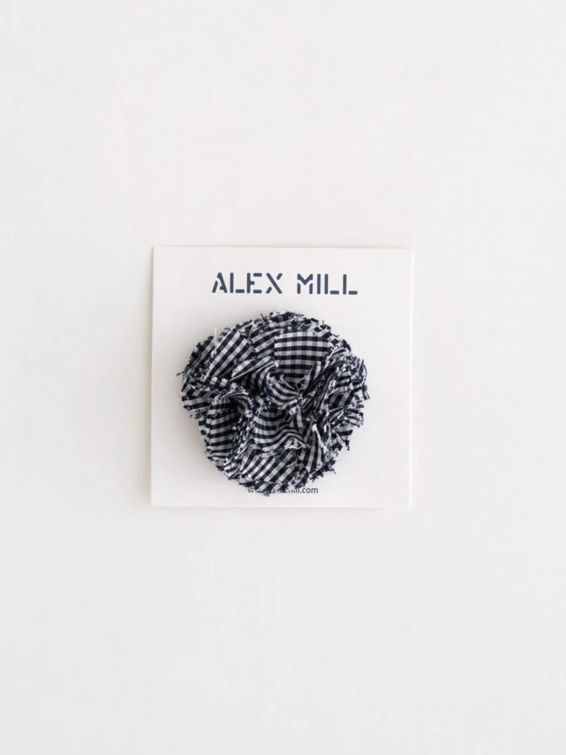 Outlet Alex Mill Single Rosette Black Gingham
