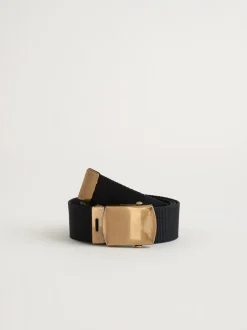 Fashion Alex Mill Solid Web Belt Black