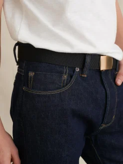 Fashion Alex Mill Solid Web Belt Black