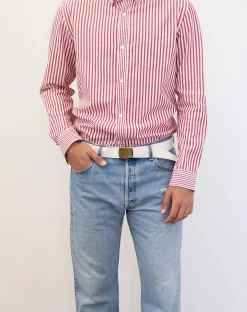 Hot Alex Mill Solid Web Belt Natural