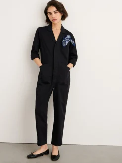 Hot Alex Mill Standard Jumpsuit In Cotton Twill Black