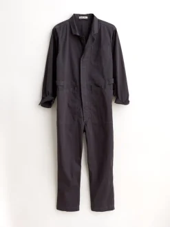 New Alex Mill Standard Jumpsuit In Cotton Twill Iron Grey