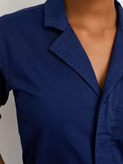 New Alex Mill Standard Jumpsuit In Long Inseam Dark Navy