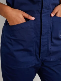 New Alex Mill Standard Jumpsuit In Long Inseam Dark Navy