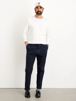 Online Alex Mill Standard Long Sleeve T-Shirt In Slub Cotton White