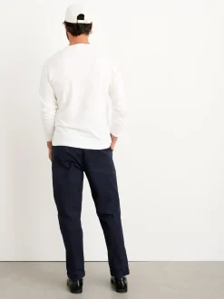 Online Alex Mill Standard Long Sleeve T-Shirt In Slub Cotton White