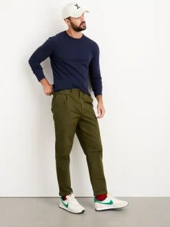 Online Alex Mill Standard Long Sleeve T-Shirt In Slub Cotton Navy