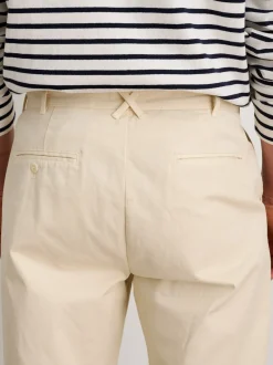 Outlet Alex Mill Standard Pleated Pant In Chino (Long Inseam) Oatmilk
