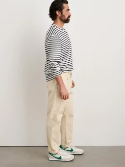 Outlet Alex Mill Standard Pleated Pant In Chino (Long Inseam) Oatmilk