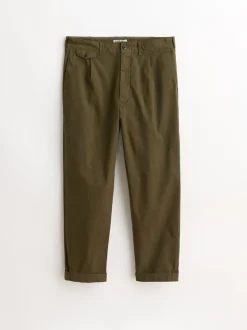 Best Alex Mill Standard Pleated Pant In Chino (Long Inseam) Military Olive