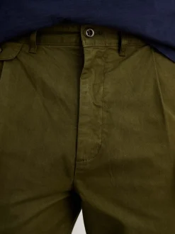 Best Alex Mill Standard Pleated Pant In Chino (Long Inseam) Military Olive