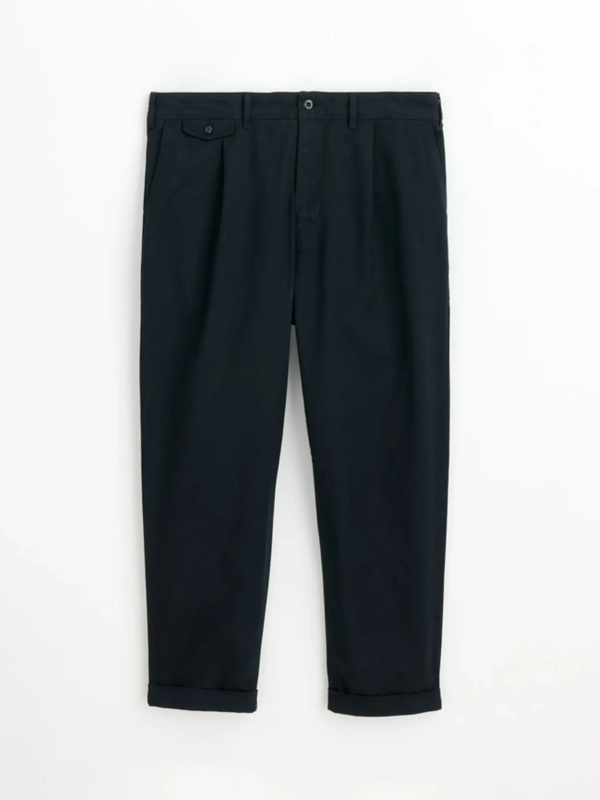 Hot Alex Mill Standard Pleated Pant In Chino (Long Inseam) Black