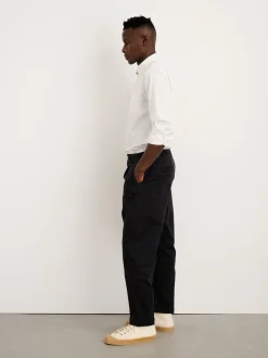 Hot Alex Mill Standard Pleated Pant In Chino (Long Inseam) Black