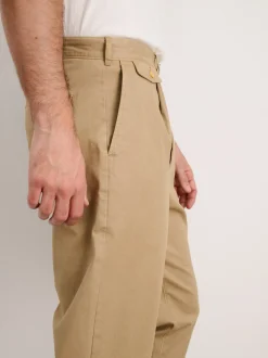Outlet Alex Mill Standard Pleated Pant In Chino Vintage Khaki