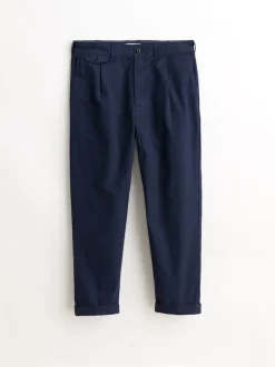Online Alex Mill Standard Pleated Pant In Chino Dark Navy