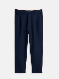 Best Alex Mill Standard Pleated Pant In Cotton Linen Dark Navy