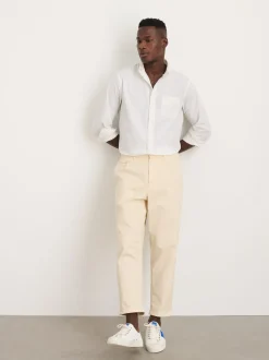 Best Alex Mill Standard Pleated Pant In Chino Oat Milk