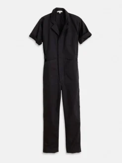 Online Alex Mill Standard Short Sleeve Jumpsuit Black