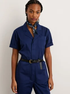 Fashion Alex Mill Standard Short Sleeve Jumpsuit Dark Navy
