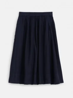Outlet Alex Mill Standard Skirt In Linen Dark Navy