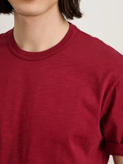 Online Alex Mill Standard T Shirt In Slub Cotton Fire Brick