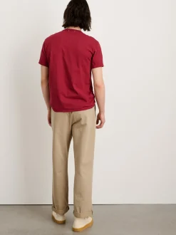 Online Alex Mill Standard T Shirt In Slub Cotton Fire Brick
