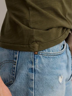 Clearance Alex Mill Standard T Shirt In Slub Cotton Ceil Blue