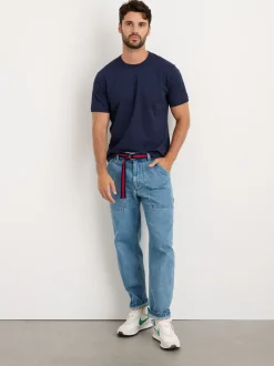 Sale Alex Mill Standard T Shirt In Slub Cotton Navy