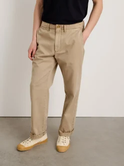 Sale Alex Mill Straight Leg Pant In Vintage Washed Chino (Long Inseam) Faded Khaki