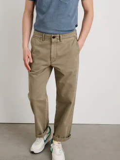 New Alex Mill Straight Leg Pant In Vintage Washed Chino Vintage Olive