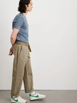 New Alex Mill Straight Leg Pant In Vintage Washed Chino Vintage Olive