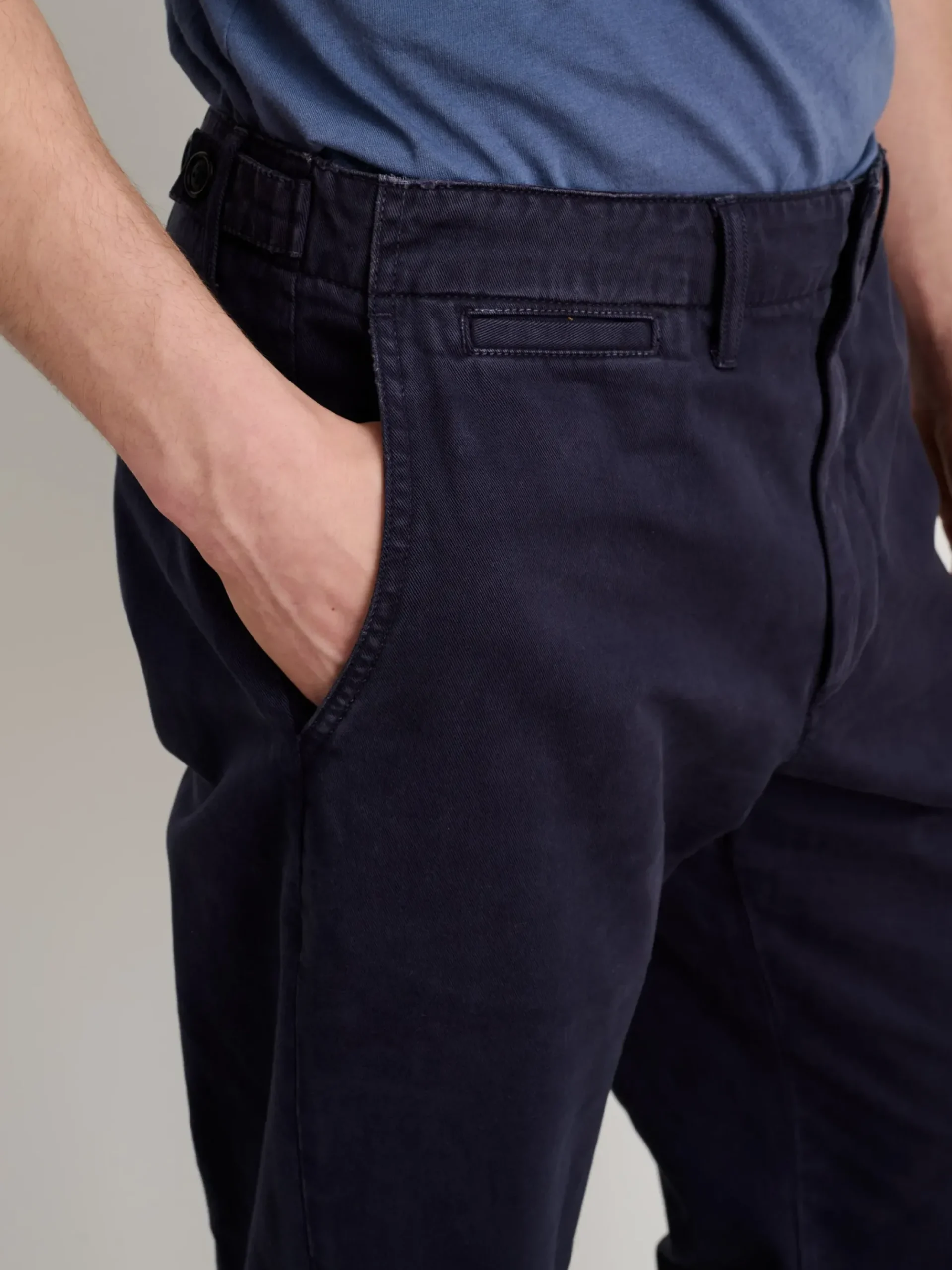 New Alex Mill Straight Leg Pant In Vintage Washed Chino Dark Navy