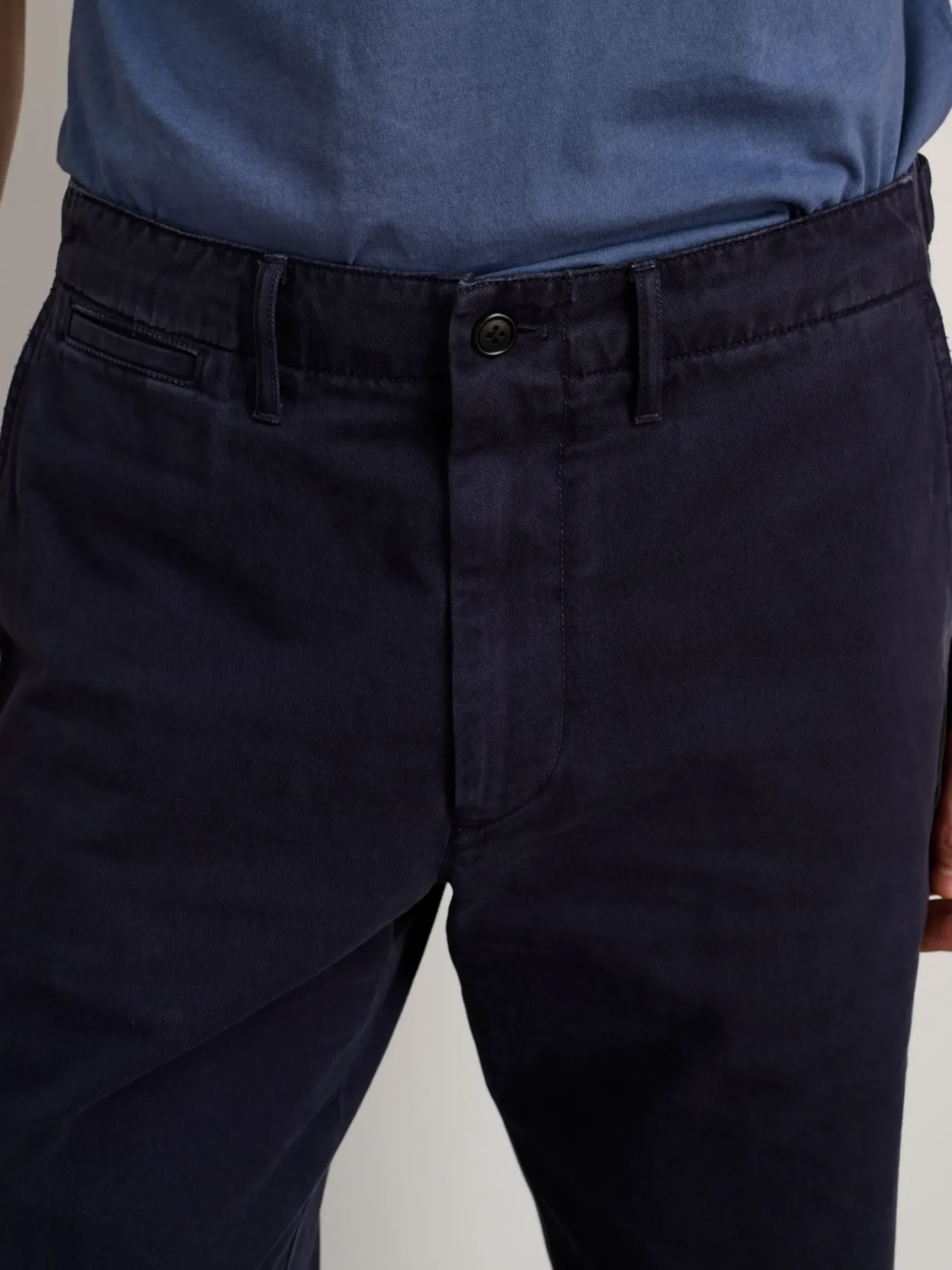 New Alex Mill Straight Leg Pant In Vintage Washed Chino Dark Navy