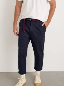 Online Alex Mill Stripe Web Belt Navy/Red