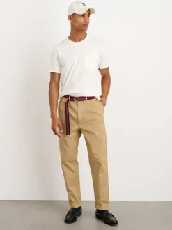 Online Alex Mill Stripe Web Belt Navy/Red