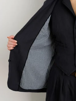 Clearance Alex Mill Suitish Blazer In Drapey Twill Washed Black