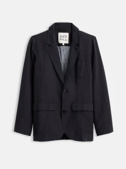 Hot Alex Mill Suitish Blazer In Drapey Twill Washed Black