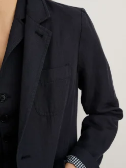 Hot Alex Mill Suitish Blazer In Drapey Twill Washed Black
