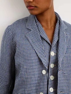 Hot Alex Mill Suit(Ish) Blazer In Mini Gingham