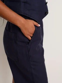 Discount Alex Mill Suit(Ish) Pull On Shorts Dark Navy