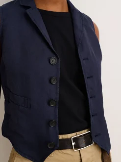 Best Alex Mill Suit(Ish) Vest Dark Navy