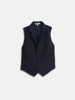 New Alex Mill Suit(Ish) Vest Dark Navy
