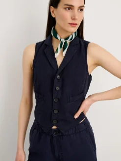 New Alex Mill Suit(Ish) Vest Dark Navy