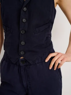 New Alex Mill Suit(Ish) Vest Dark Navy