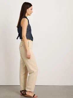 Hot Alex Mill Suitish Vest In Linen Herringbone