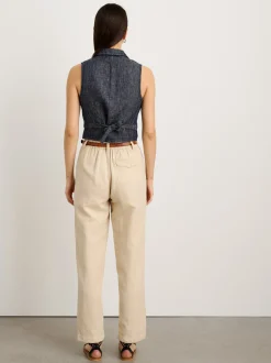 Hot Alex Mill Suitish Vest In Linen Herringbone