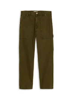 New Alex Mill The Painter Pant In Recycled Denim Military Olive